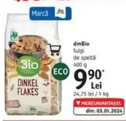 DM DmBio fulgi de speltä Ofertă