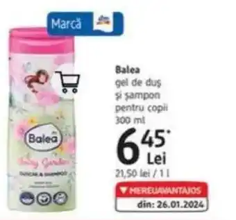 DM Balea gel de dus şi şampon pentru copii Ofertă