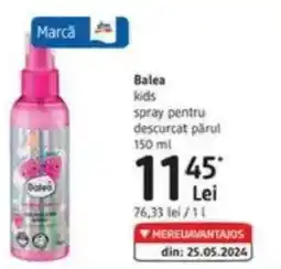 DM Balea kids spray pentru descurcat părul Ofertă