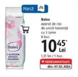DM Balea aparat de ras de unică folosință cu 3 lame Ofertă