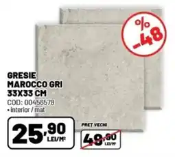 Ambient Gresie marocco gri Ofertă