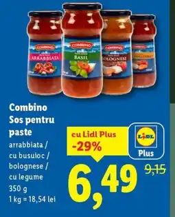 Lidl COMBINO Sos pentru paste Ofertă