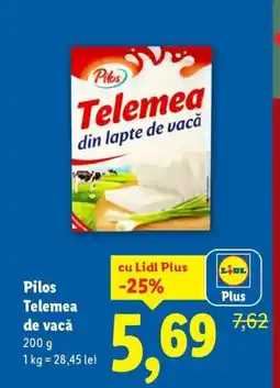 Lidl Pilos Telemea de vacǎ Ofertă