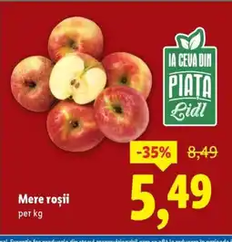 Lidl Mere roșii Ofertă