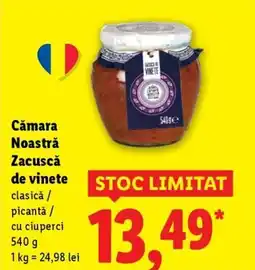 Lidl Cămara Noastră Zacuscǎ de vinete Ofertă