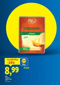 Lidl Pilos Cascaval afumat, feliat Ofertă