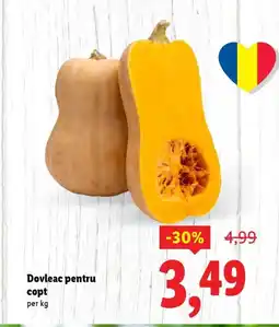Lidl Dovleac pentru copt Ofertă