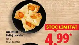 Lidl Alpenfest Foitaj cu caise Ofertă