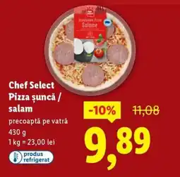 Lidl Chef Select Pizza suncǎ/ salam Ofertă
