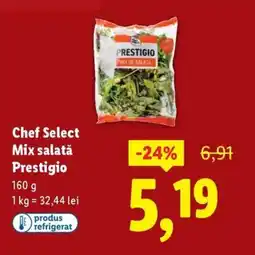Lidl Chef Select Mix salată Prestigio Ofertă