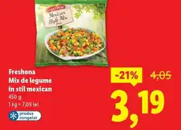 Lidl Freshona Mix de legume în stil mexican Ofertă