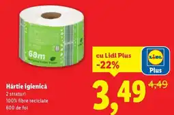 Lidl Hârtie igienică Ofertă