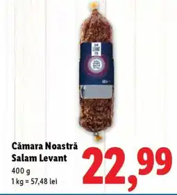 Lidl Cămara Noastră Salam Levant Ofertă