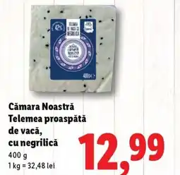 Lidl Cămara Noastră Telemea proaspătă de vacă, cu negrilicǎ Ofertă