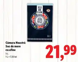 Lidl Cămara Noastră Suc de mere cu afine Ofertă