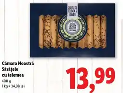 Lidl Cămara Noastră Sărățele cu telemea Ofertă