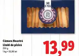 Lidl Cămara Noastră Limbi de pisică Ofertă