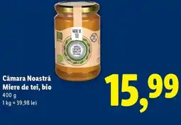 Lidl Cămara Noastră Miere de tei, bio Ofertă