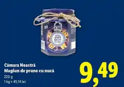 Lidl Cămara Noastră Magiun de prune cu nucă Ofertă