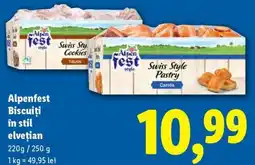 Lidl Alpenfest Biscuiţi în stil elveţian Ofertă