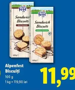 Lidl Alpenfest Biscuiţi Ofertă