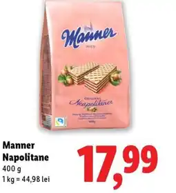 Lidl Manner Napolitane Ofertă