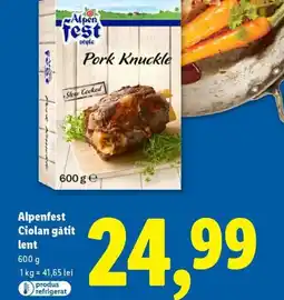 Lidl Alpenfest Ciolan gătit lent Ofertă