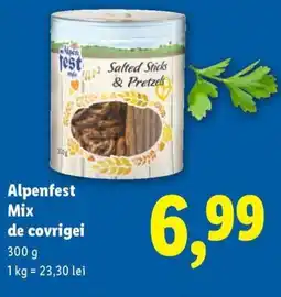 Lidl Alpenfest Mix de covrigei Ofertă
