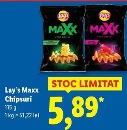 Lidl Lay's Maxx Chipsuri Ofertă