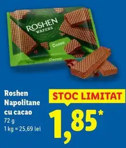 Lidl Roshen Napolitane си сасао Ofertă