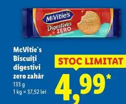 Lidl McVitie's Biscuiţi digestivi zero zahăr Ofertă