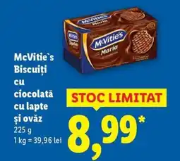 Lidl McVitie's Biscuiţi cu ciocolată cu lapte şi ovăz Ofertă