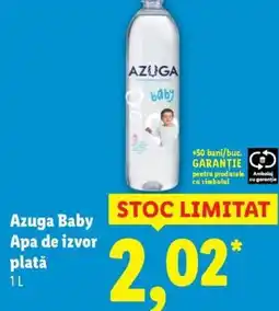 Lidl Azuga Baby Apa de izvor plată Ofertă