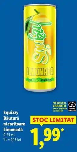 Lidl Squizzy Băutură răcoritoare Limonadǎ Ofertă