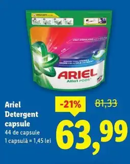 Lidl Ariel Detergent capsule Ofertă