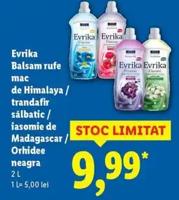 Lidl Evrika Balsam rufe mac de Himalaya/ trandafir sălbatic/ iasomie de Madagascar / Orhidee neagra Ofertă