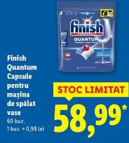 Lidl Finish Quantum Capsule pentru maşina de spălat vase Ofertă
