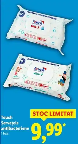 Lidl Touch Servetele antibacteriene Ofertă