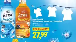 Lidl Lenor Fresh Air Balsam de rufe Tropical Sun / Fresh Wind Ofertă