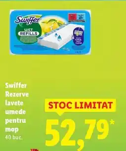Lidl Swiffer Rezerve lavete umede pentru mop Ofertă