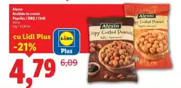 Lidl Alesto Arahide în crustǎ Paprika / BBQ / Chili Ofertă