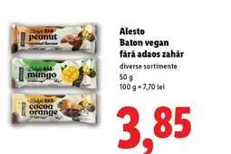 Lidl Alesto Baton vegan fără adaos zahăr Ofertă