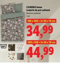 Lidl LIVARNO home Lenjerie de pat satinatǎ Ofertă