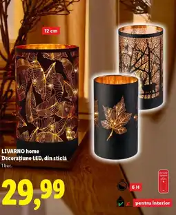 Lidl LIVARNO home Decorațiune LED, din sticlă Ofertă