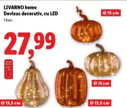 Lidl LIVARNO home Dovleac decorativ, cu LED Ofertă