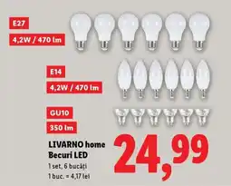 Lidl LIVARNO home Becuri LED Ofertă