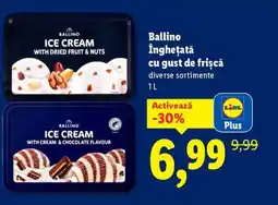Lidl Ballino Îngheţată cu gust de frişcă Ofertă