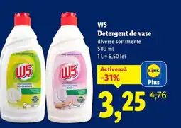 Lidl W5 Detergent de vase Ofertă