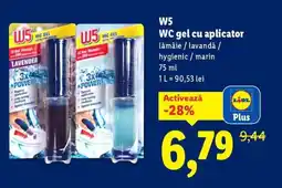 Lidl WC gel cu aplicator lămâie / lavandǎ/ hygienic / marin Ofertă
