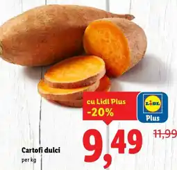 Lidl Cartofi dulci Ofertă